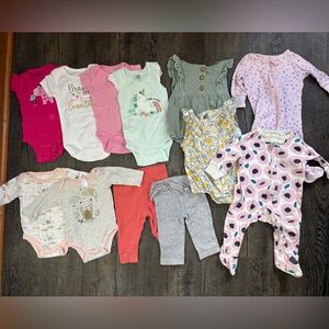 0-3 Months Baby Girl Cotton Bundle